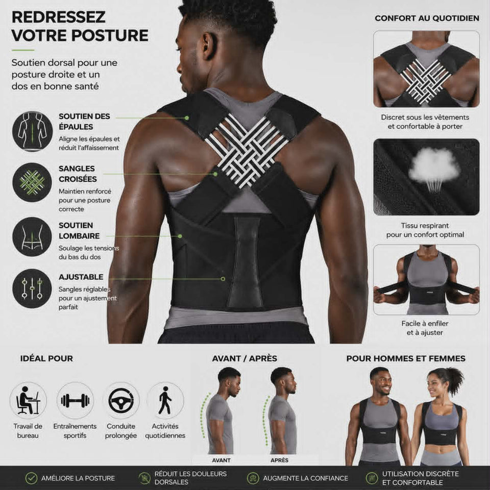 CORRECTEUR DE POSTURE DORSAL